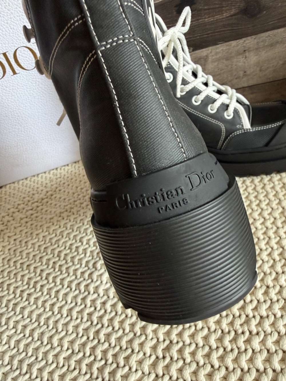 Christian Dior Combat Boots - Picture 6 of 8